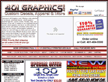 Tablet Screenshot of 401graphics.com